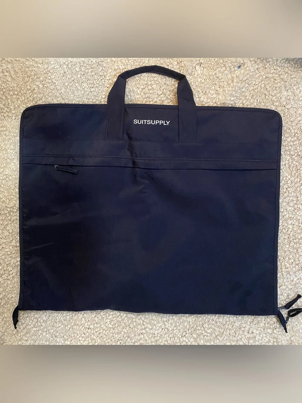 Suitsupply Black Travel Garment Bag with Top Handles